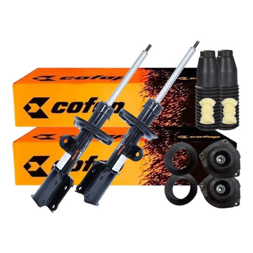 Par Amortecedor Dianteiro + Kit Batente Original Cofap Sentra 2.0 2013 a 2021