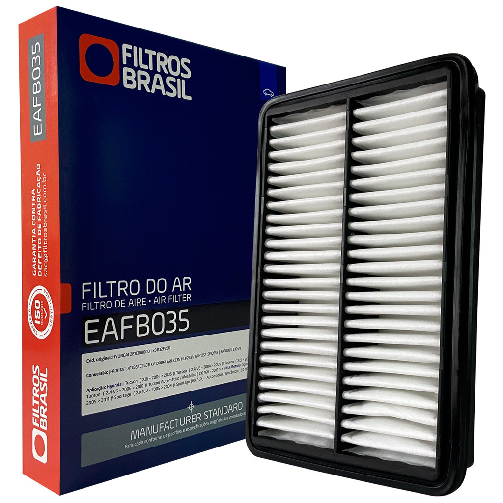 Filtro Ar Motor para HYUNDAI Tucson 2004 a 2013