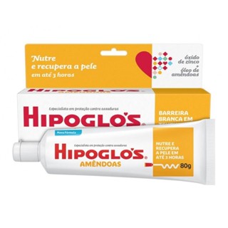 Creme Preventivo de Assaduras Hipoglos Amendoas 80g em Oferta na Shopee