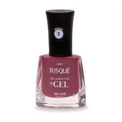 Esmalte Cremoso Risque Diamond Gel Hibisco Rosa 9,5ml