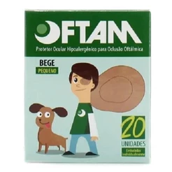 Protetor Ocular Oftam Pequeno 20 Unidades
