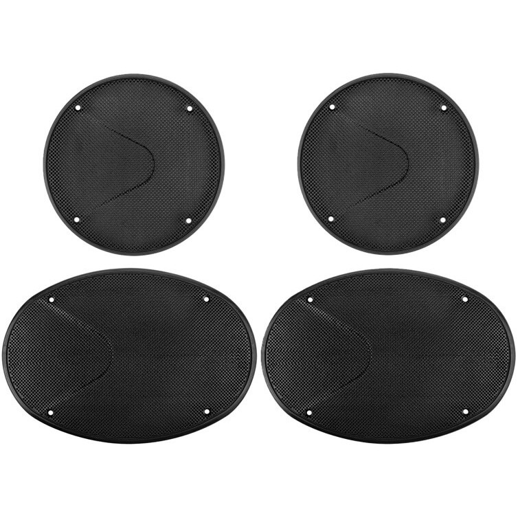 Kit 4 Telas P/ Alto Falantes 6 + 6x9 Polegadas Premier Plástica Tipo Pioneer