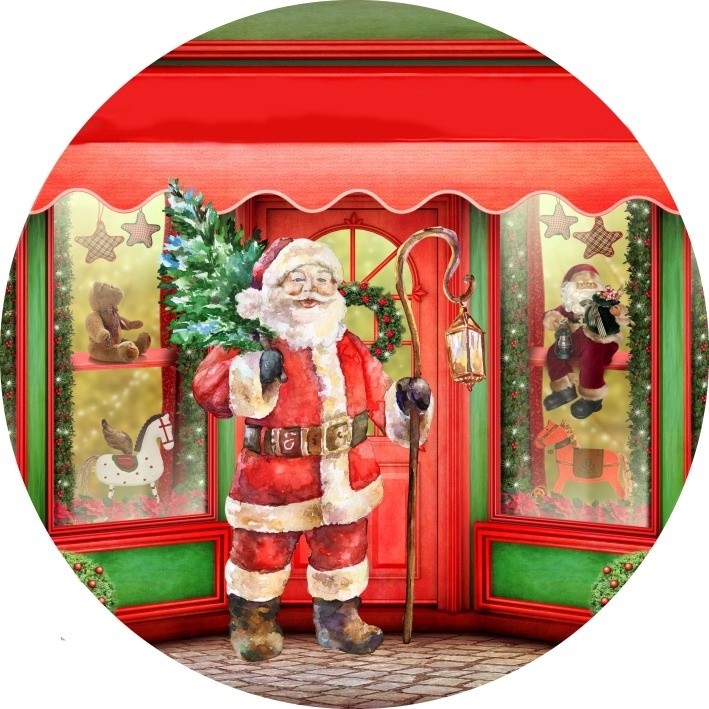 Painel Sublimado Veste Facil C/ Elastico 1,50m Natal