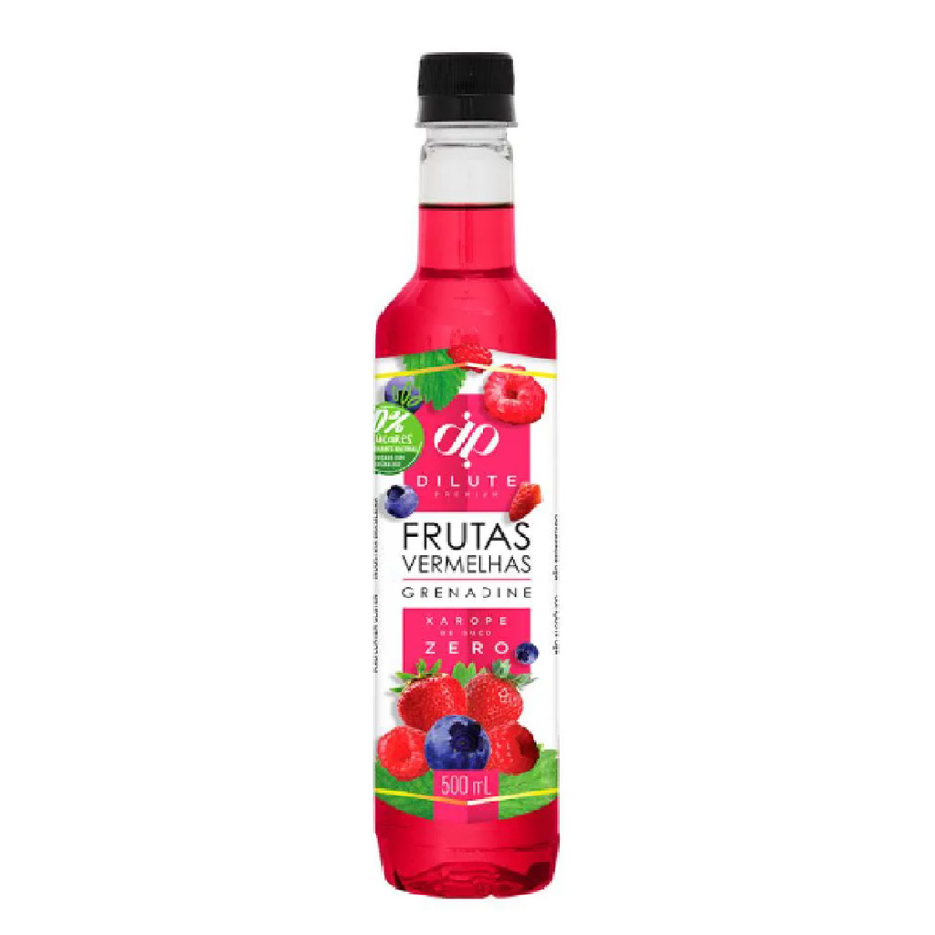 XAROPE DILUTE FRUTAS VERMELHAS ZERO 500 - Food & Beverages