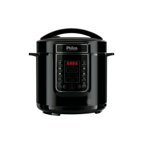 Panela de Pressão Elétrica Philco 6 Litros em Metal Revestimento Antiaderente PPP01P em Oferta na Shopee