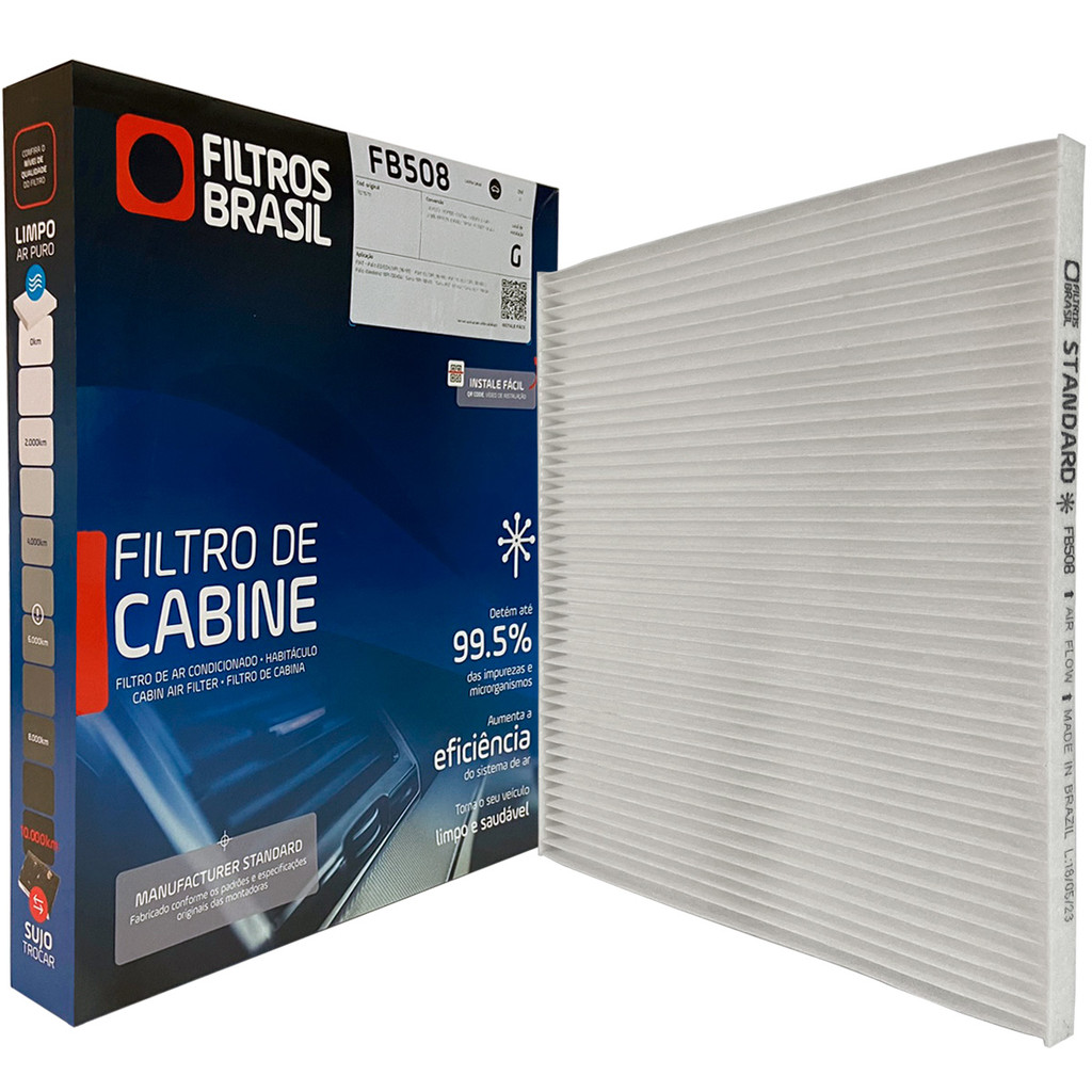 Filtro Cabine para Fiat Palio EL ELX Gasolina 1997 a 2001