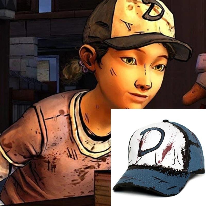 The Walking Dead Chapéu Clementine De Beisebol Ajustável Unissex Algodão Casual Guarda-Sol Língua De Pato