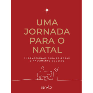 UMA JORNADA PARA O NATAL 31 DEVOCIONAIS PARA CELEBRAR O NASCIMENTO DE JESUS   CAPA VERMELHA em Oferta na Shopee