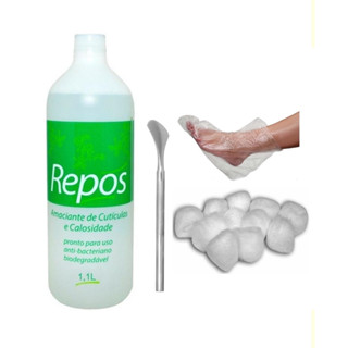 Amaciante de Cutículas e Calosidades Repos 1.1 + 222 + 30 Botas + Algodão 50 gramas Pacote em Oferta na Shopee