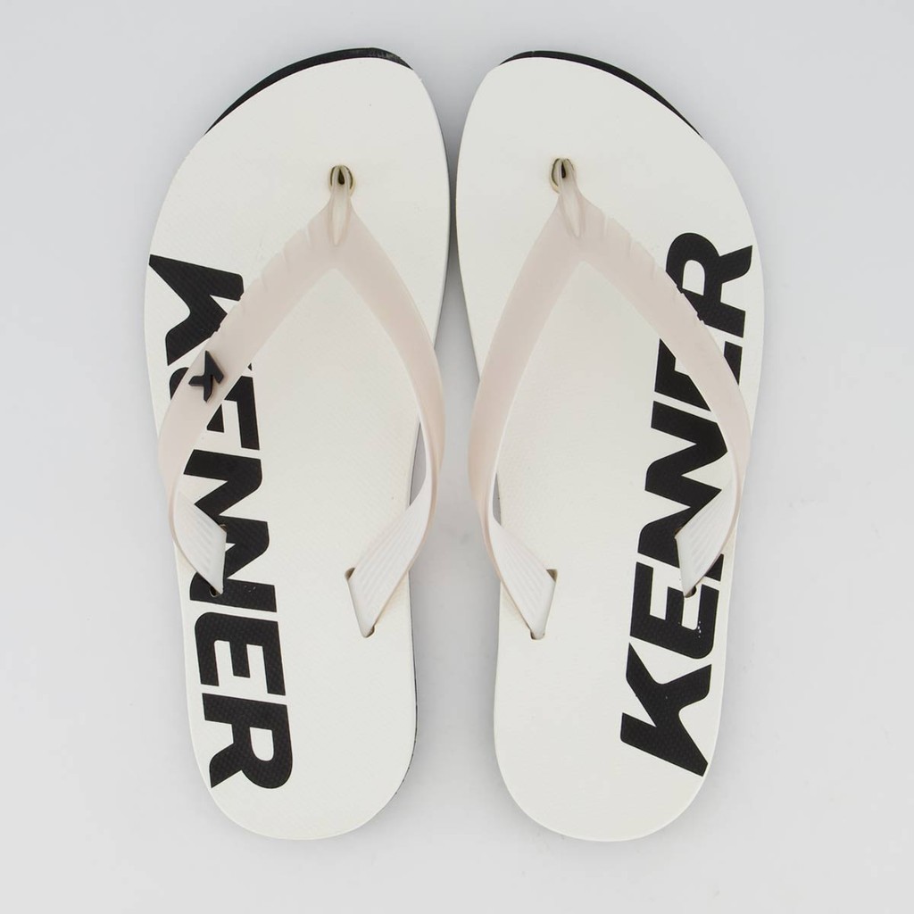 Chinelo Kenner RED Branco e Preto em Oferta na Shopee