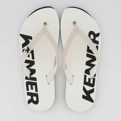 Chinelo Kenner RED Branco e Preto