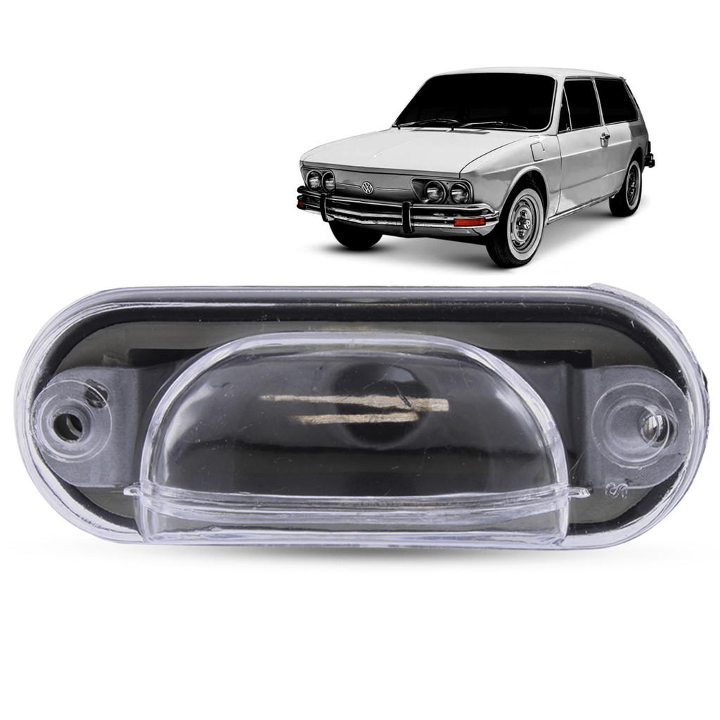 Lanterna Luz de Placa Volkswagen Passat 1973 até 1989 Brasília Variant Gol Voyage BX SP2