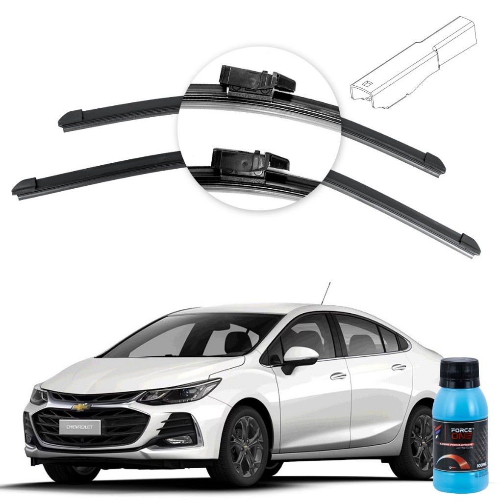 Palheta Limpador de Parabrisa Chevrolet Cruze ano 16 a 2024