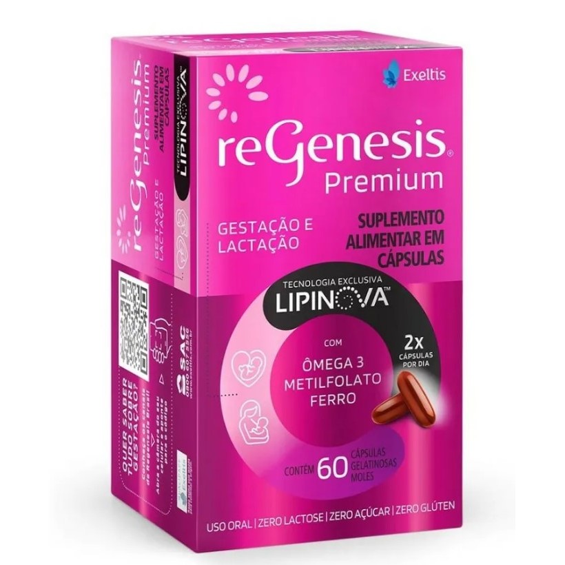 REGENESIS PREMIUM LIPINOVA C/60 CAPSULAS SUPLEMENTO ALIMENTAR