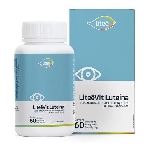 LiteéVit Luteína Rico Em Ômega 3 + Zeaxantina c/ 60 Cáps.