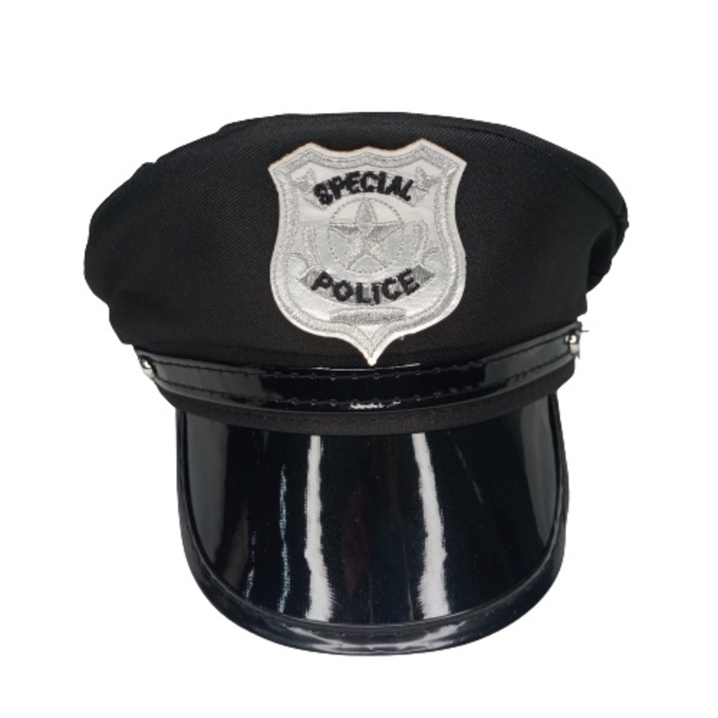 Chapéu de Policial ou Marinheiro Quepe Fantasia Carnaval Festas