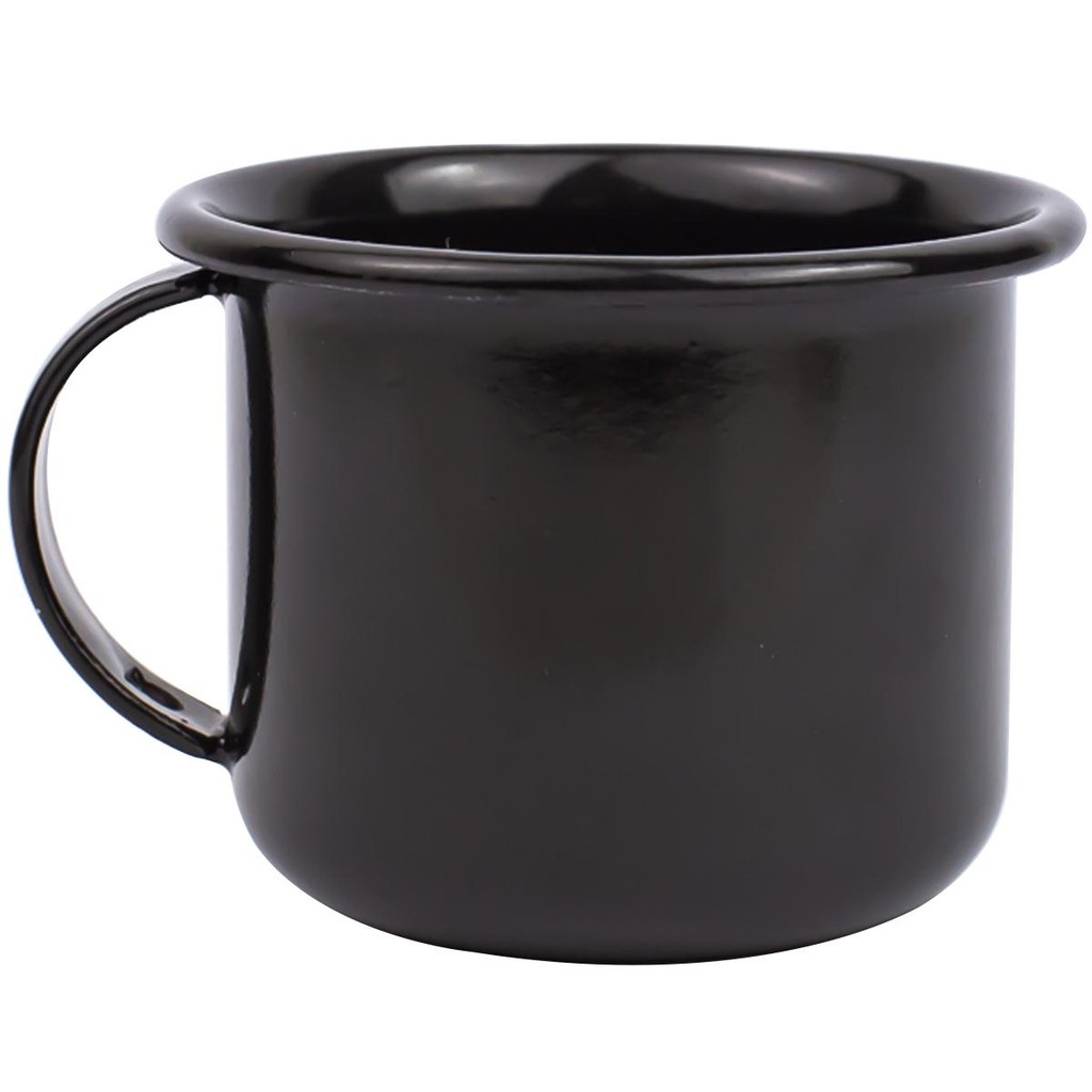 Mini Caneca Esmaltada Com Alça 90ml Xícara Em Ágata Para Café Esmaltados Silva