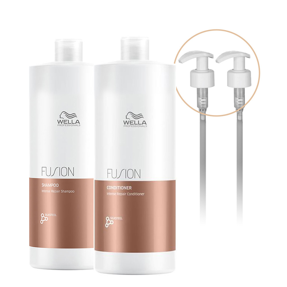 Kit Wella Professionals Fusion Shampoo  Condicionador e Válvula (4 produtos) em Oferta na Shopee