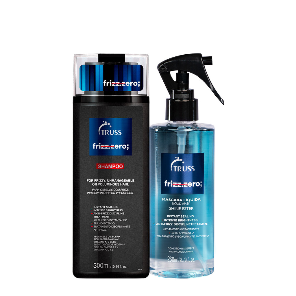 Kit Truss Frizz Zero Limpeza Disciplinante (2 Produtos) em Oferta na Shopee