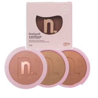 Contorno Compacto Instant Matte Nina Make Up em Oferta na Shopee