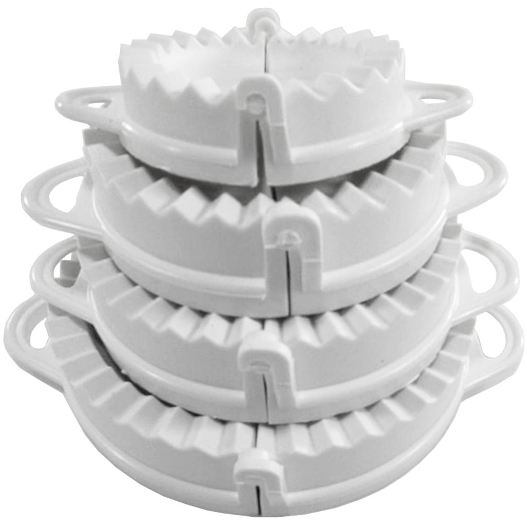 Forminhas Fecha Pastel Fogaca Risole Salgados 4 Formas Pratico