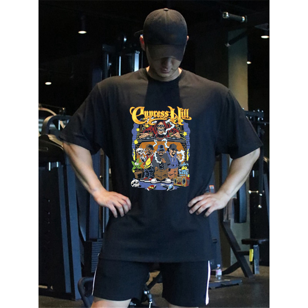 Camiseta Masculina Cypress Hill Artwork Streetwear 2025 Novo