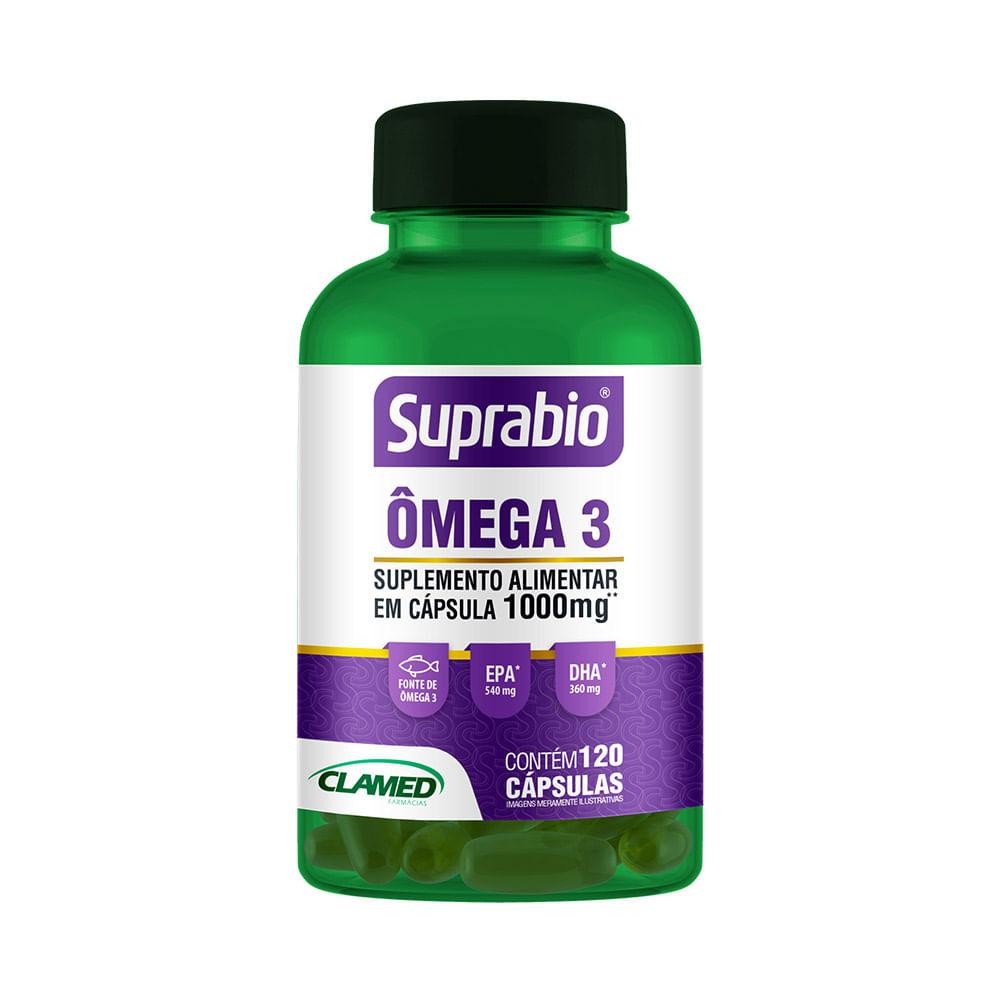 Suplemento Suprabio Ômega 3 120 Cápsulas em Oferta na Shopee