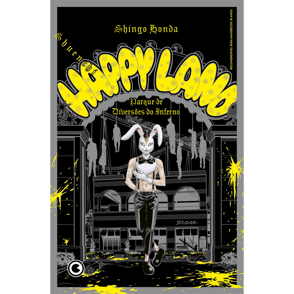 Capa do livro Livro - Happyland - Parque de Diversões do Inferno - por Shingo Honda - Conrad