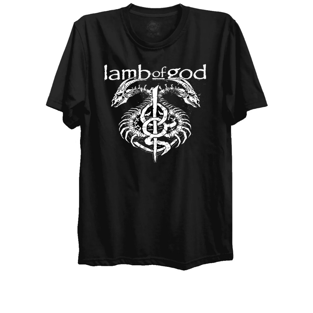 T-shirt Camisa Camiseta Banda Lamb Of God Omens -34- 100% algodão Envio Rapido
