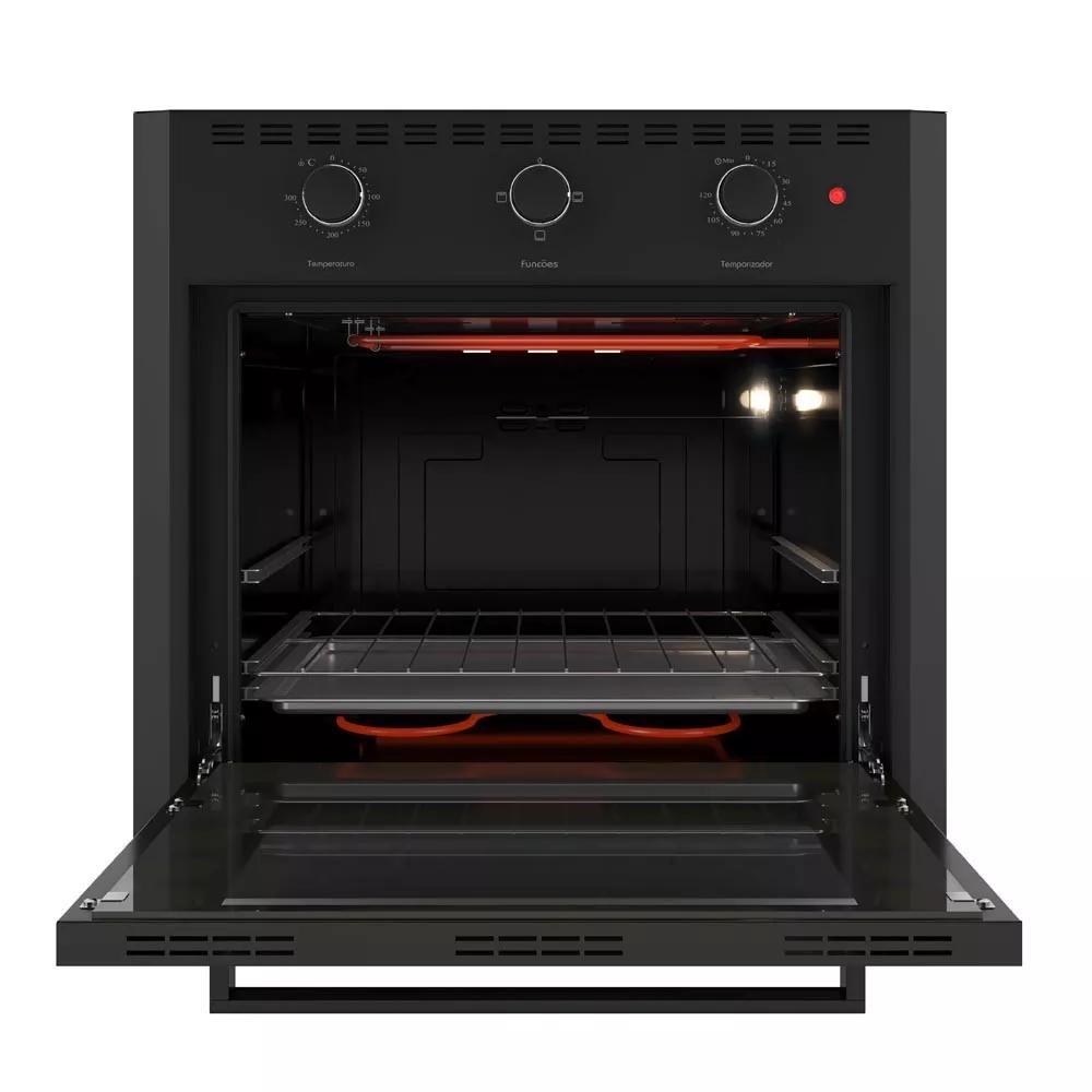 Imagem Forno Elétrico de Embutir Nardelli 60 Litros Black E60 220V