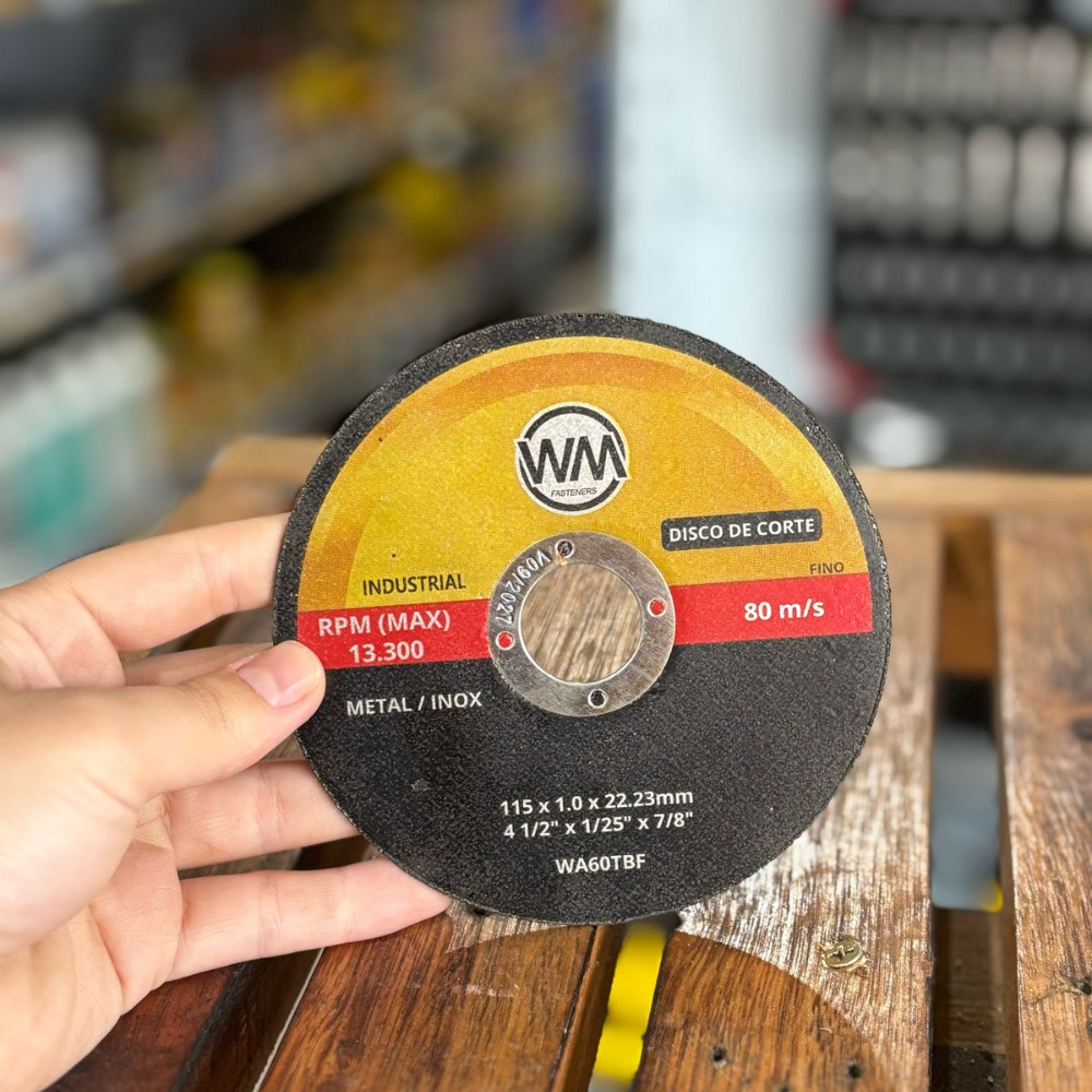 Disco de Corte Inox Ouro WM 4.1/2x1.0