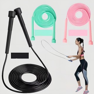 Cordas de Pular Profissional Ajustável de PVC 250cm com Empunhaduras de 12cm
