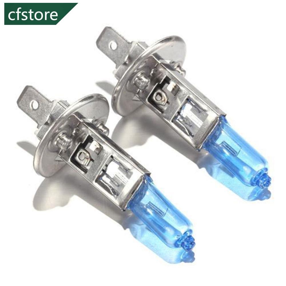 CFSTORE 2 Pcs H1 12V 100W Halogênio Branco 6000k Cabeça Lâmpada Globos Lâmpadas Nevoeiro De Carro B7J7