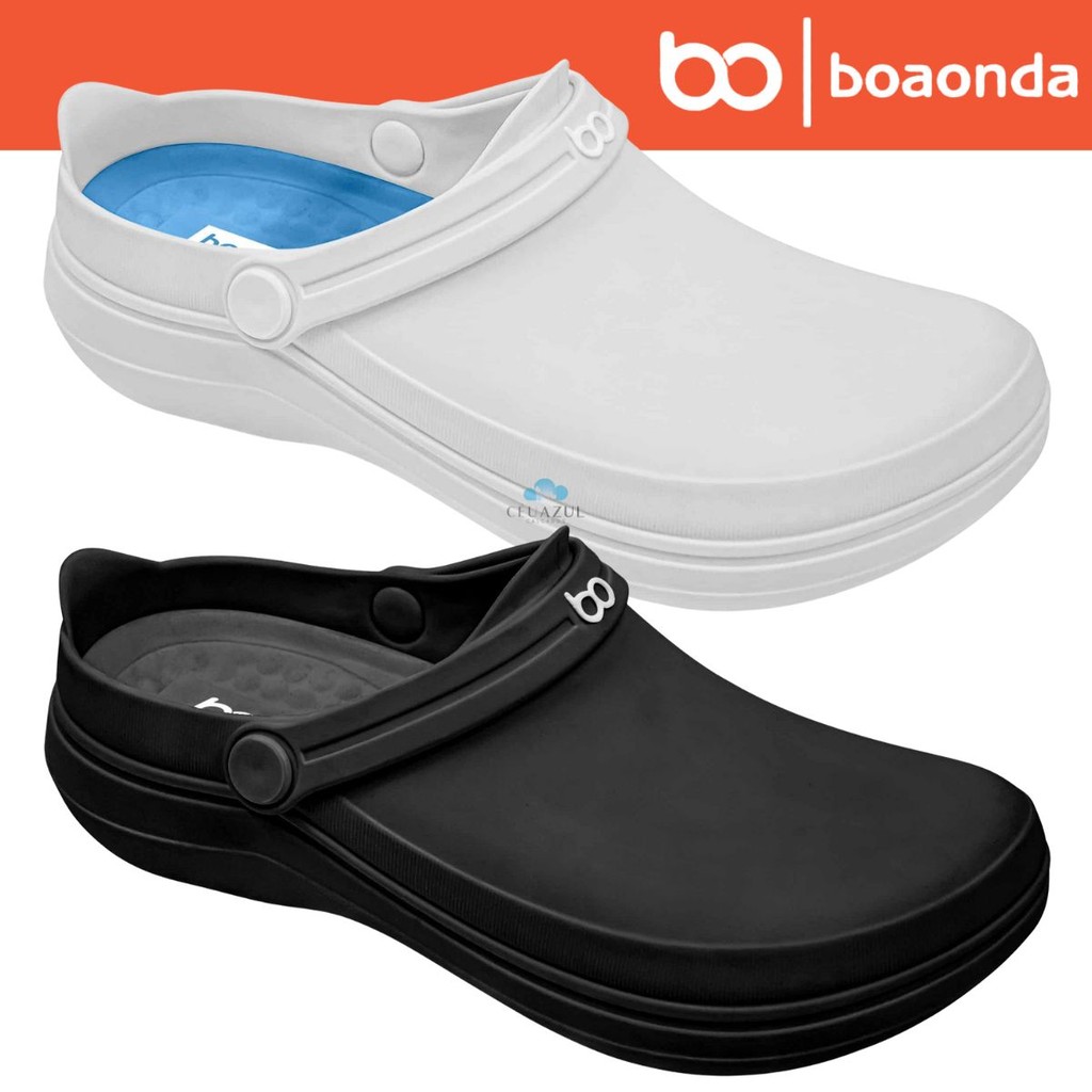 Clog BoaOnda Safe Masculino Confortável Antiderrapante Trabalho Profissional Segurança em Oferta na Shopee