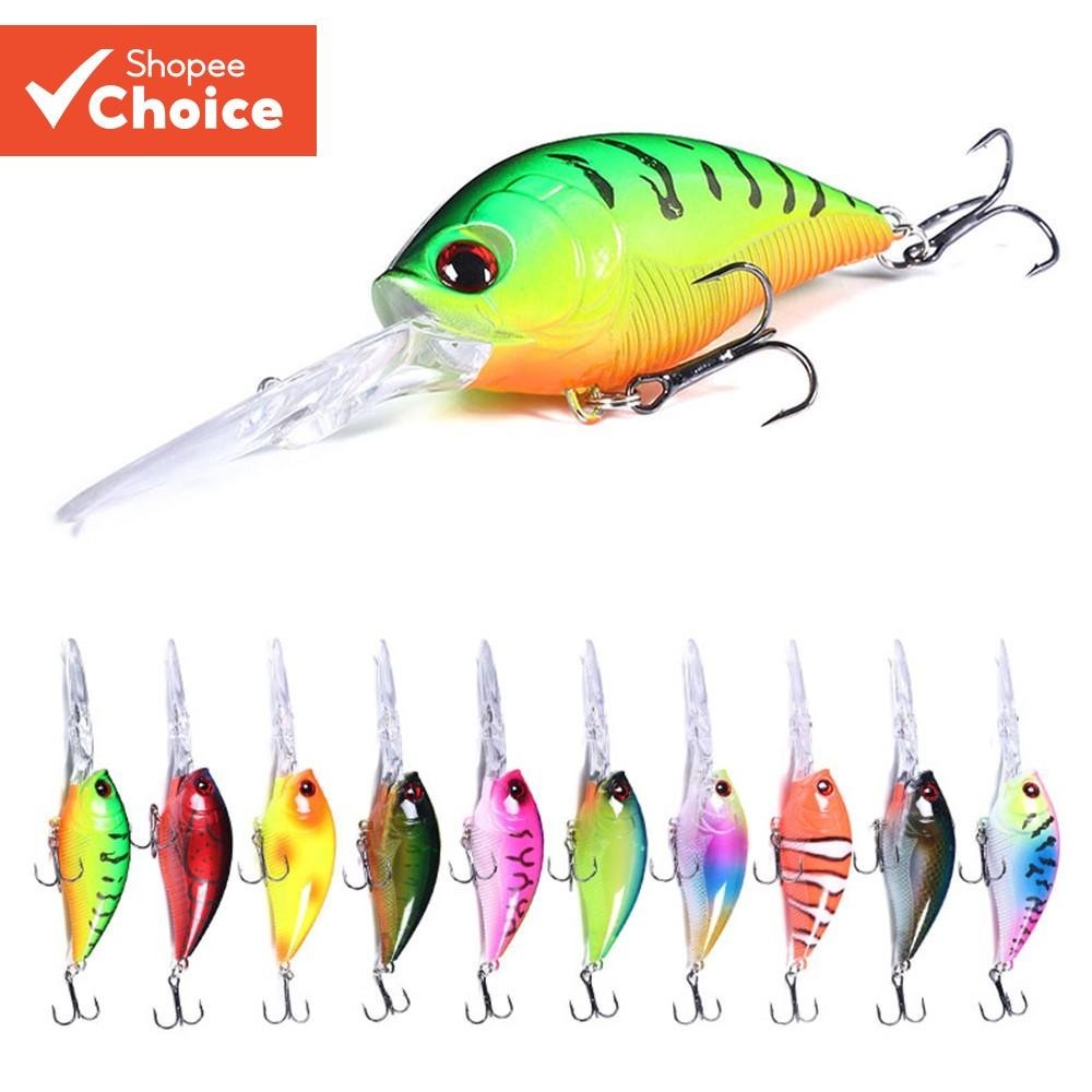 HENGJIA 1PCS 12,5cm/20,5g Crankbait Fishing Lure Grande Isca Dura Artificial Wobbler Tackle De Pesca