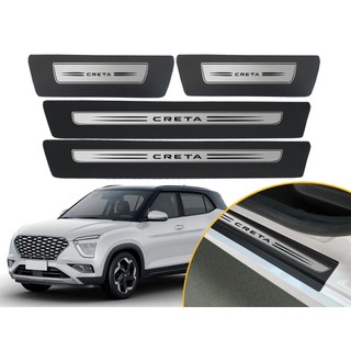 Jogo De Soleira Adesiva Porta Modelo Drop Carro New Creta
