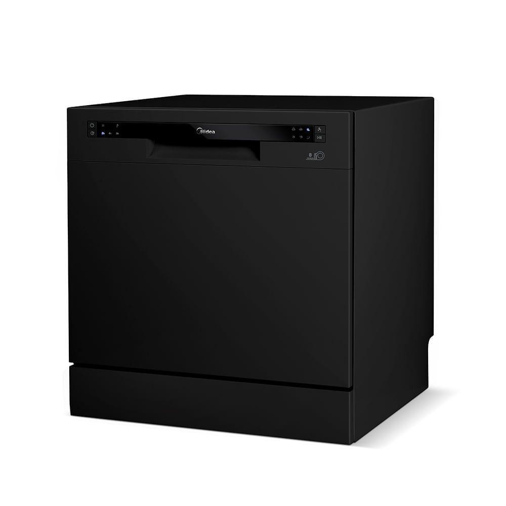 Detalhes do Lava Louças 8 Serviços Midea Cor Preta Dwa08p2 220v