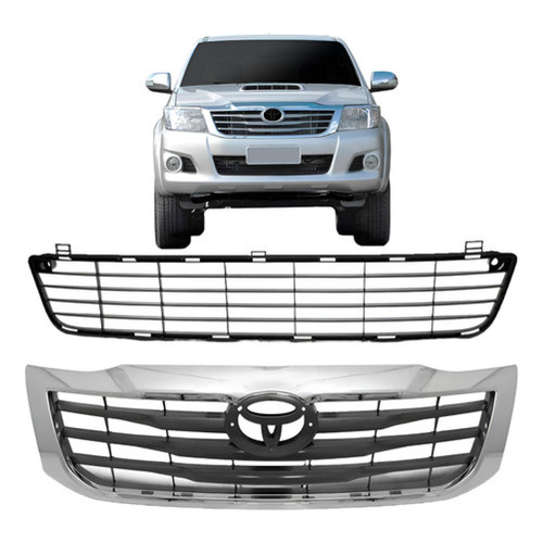 Kit Grade Superior + Inferior Hilux Pickup 2012 13 2014 2015
