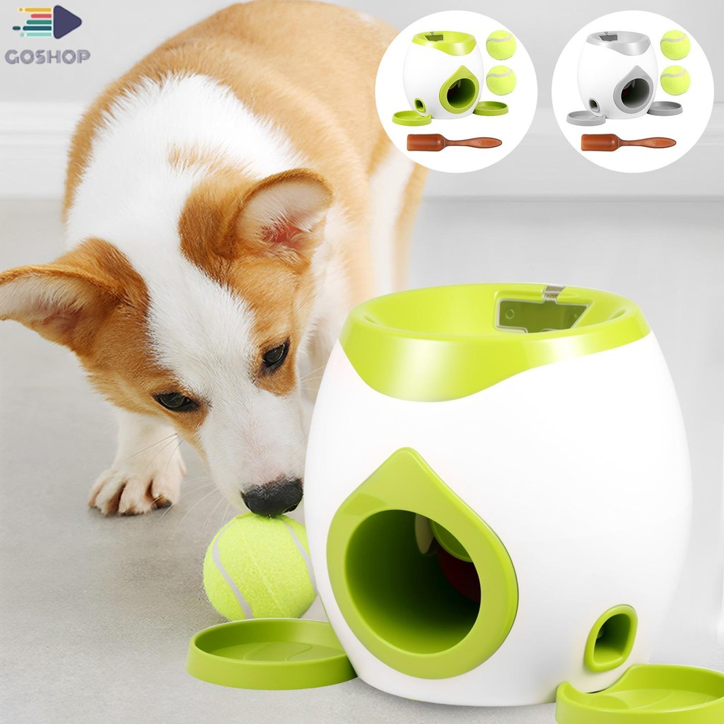 Máquina Lançadora De Bola De Cachorro Divertido Brinquedo Lançador Com Dispensador Automático Deleite Shopbc0812