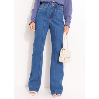 Calça Jeans Médio Colorido Quintess em Oferta na Shopee