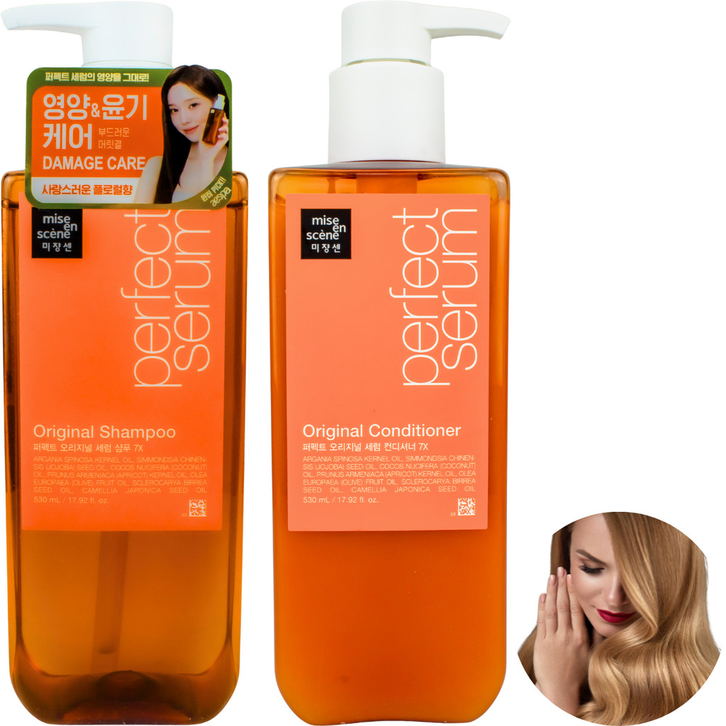 Shampoo E Condicionador Perfect Sérum Mise En Scène 530ml em Oferta na Shopee