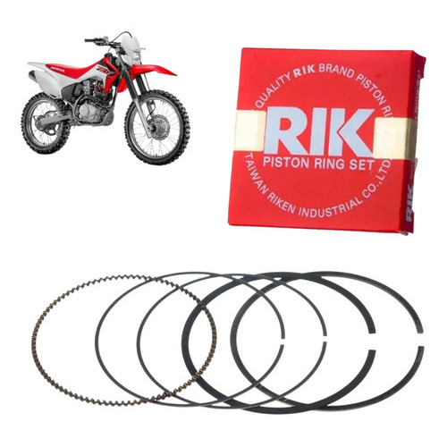 Jogo de Anéis de Segmento Original Rik para Honda CRF 230F medida STD Original ( todas )