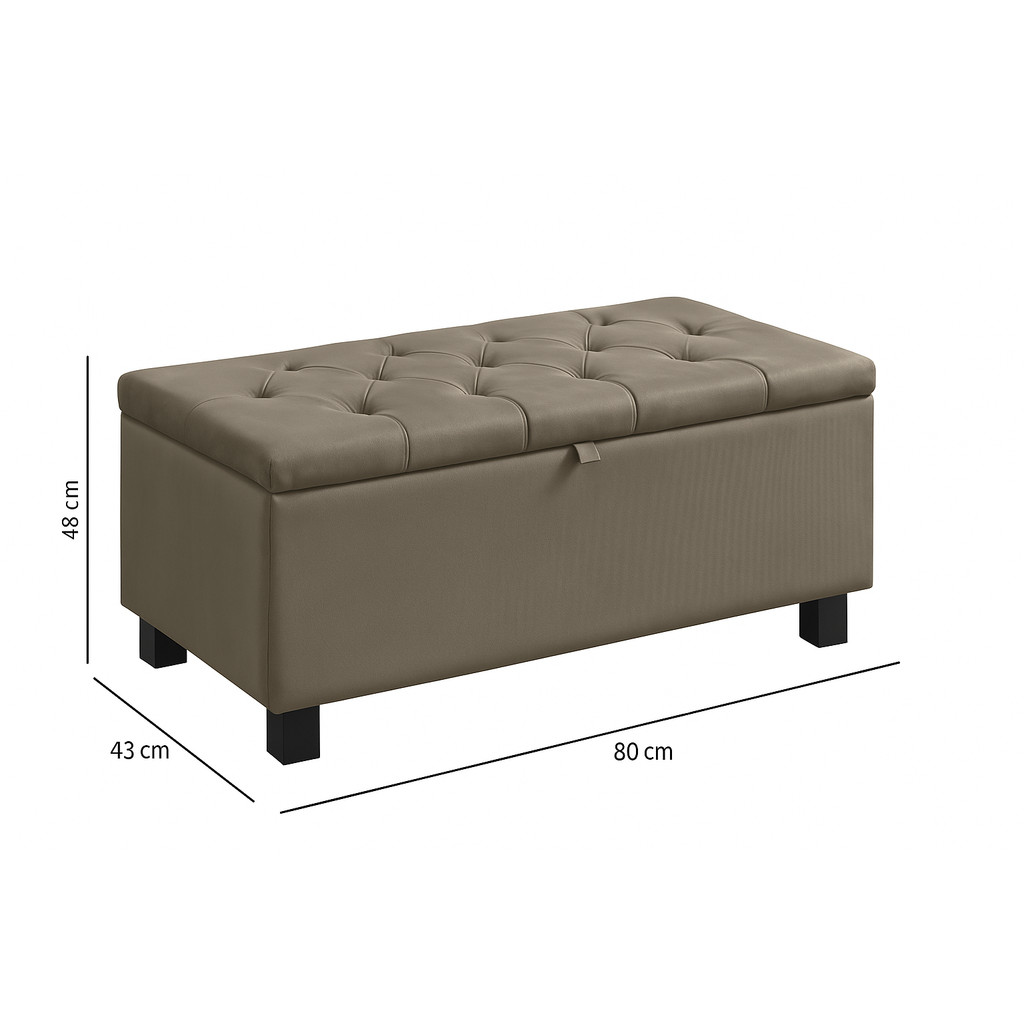 Sapateira Organizadora Recamier Pufe Organizador Sapatos 80cm Veludo Pe Madeira Pistao a Gas Captone