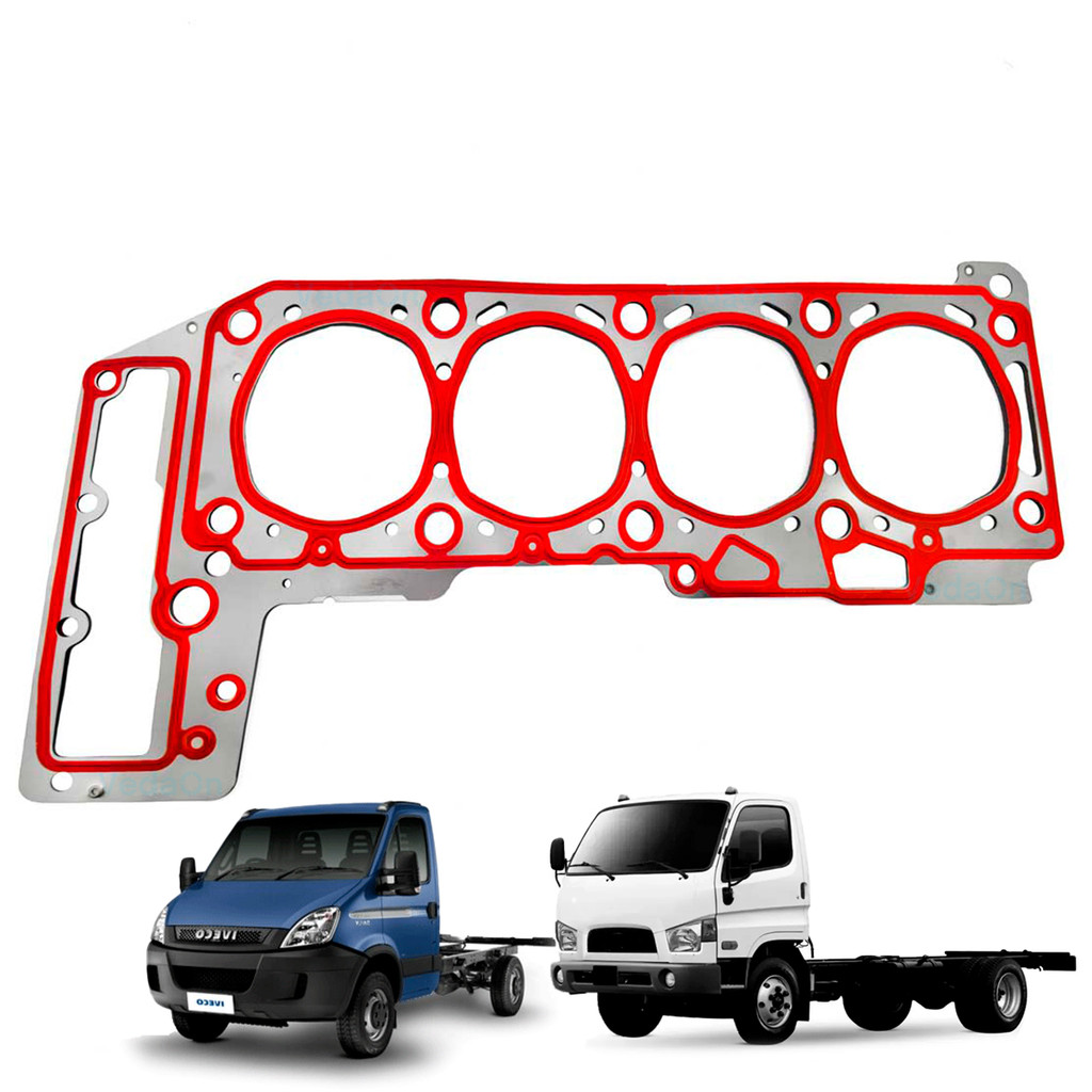 Junta Cabeçote Aço para Iveco Daily City Hyundai Hd78 Hd80
