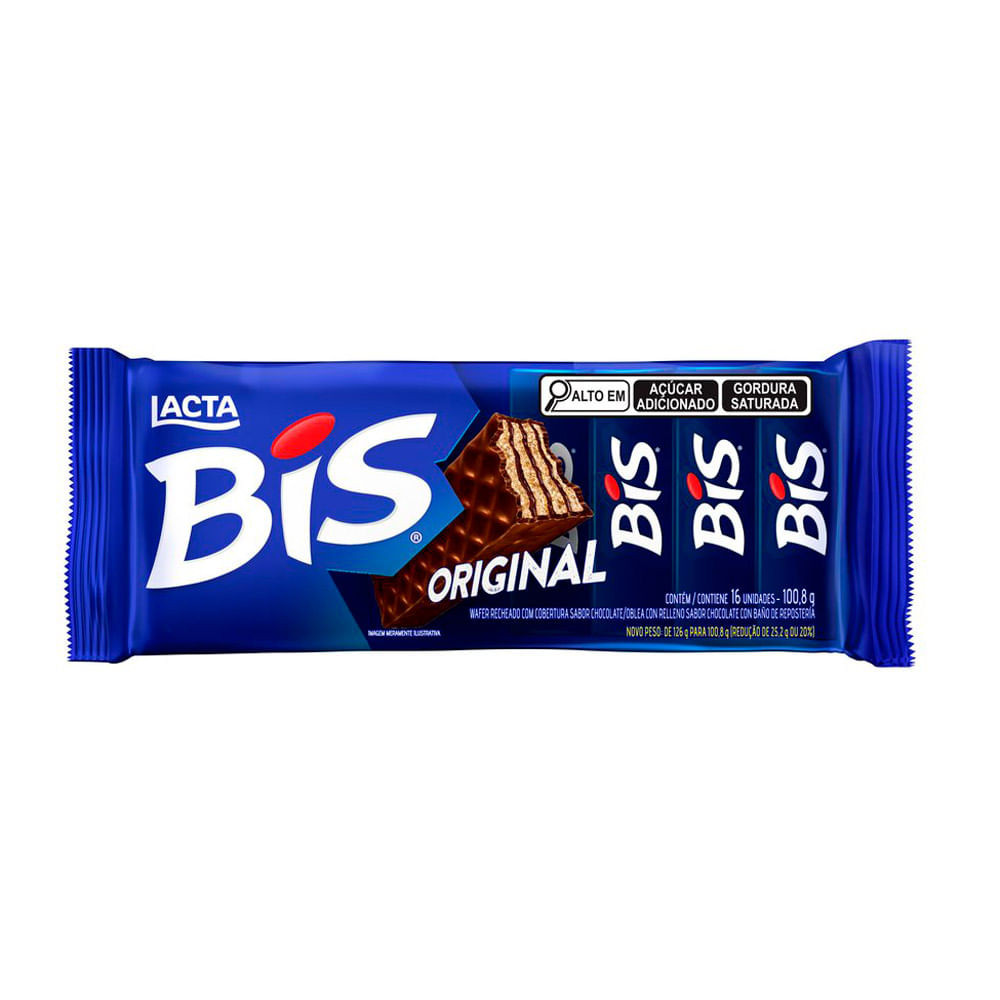 Chocolate Bis Lacta Ao Leite com 100,8g - Food & Beverages