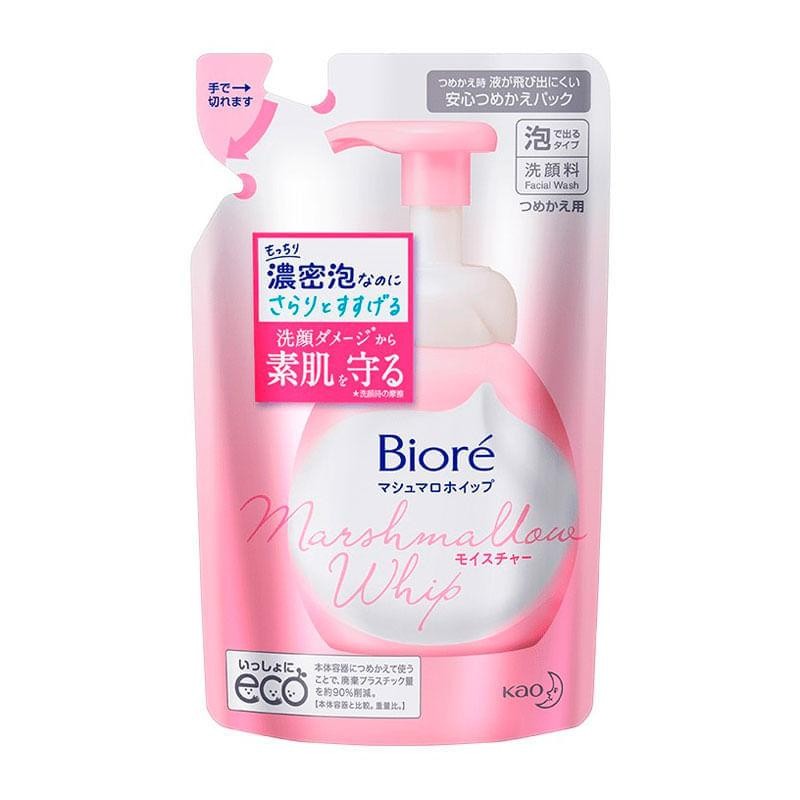 Refil Sabonete Facial Bioré Marshmallow Whip 130ml em Oferta na Shopee