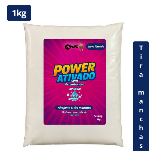 Percarbonato Em Pó POWER ATIVADO 1kg em Oferta na Shopee