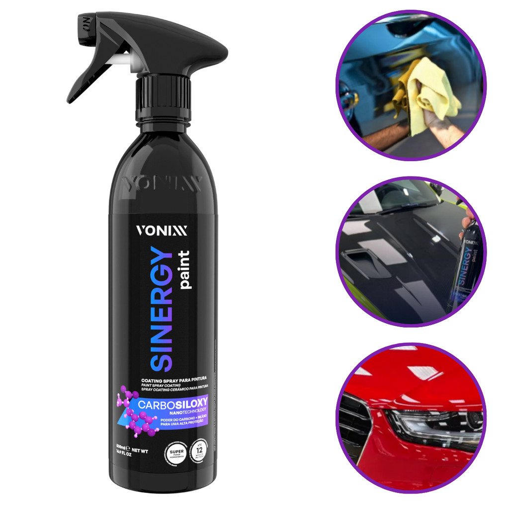 Sinergy Paint Vonixx 500ml - Coating Spray para Pinturas em Oferta na Shopee