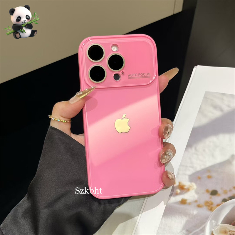 Capa De Vidro De Gelo Suave Para iPhone 16 15 14 13 12 17 Pro Max Protetora Traseira Antiderrapante E Anti-Queda em Oferta na Shopee
