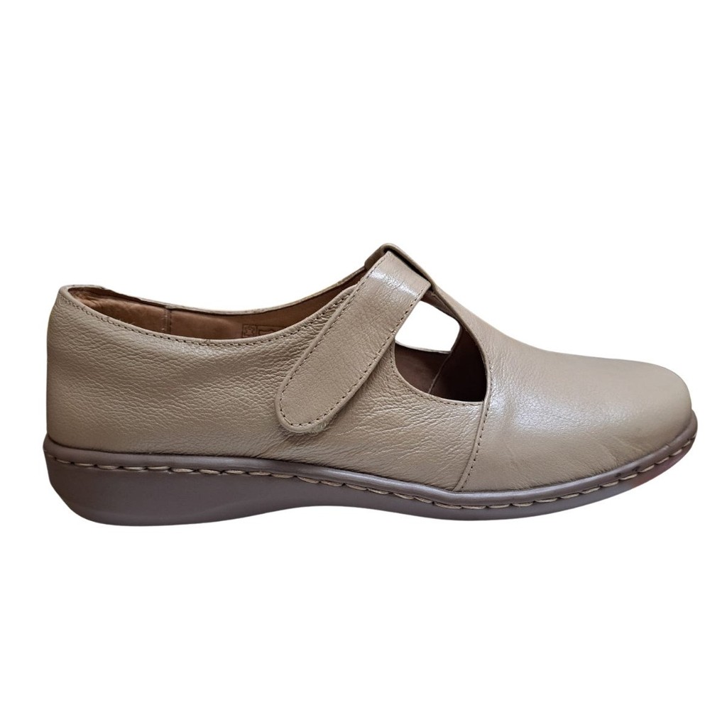 Sapato Feminino Couro Slim Fly Opananken - Nude